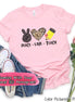 Monogram Peace Love Teach Tee