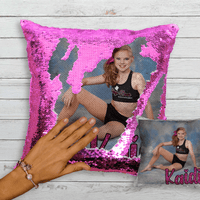 Personalized Flip Sequin Photo Pillow - Too Cute Custom Designs