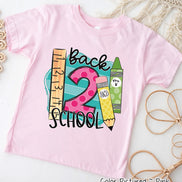 Monogram Back To School with Grade Tee