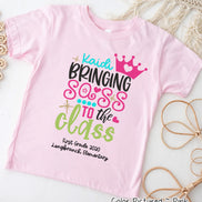 Personalized Bringin Sass to the Class Tee
