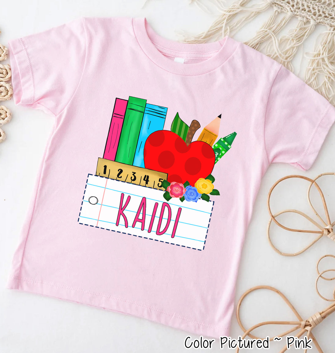 Personalized Back to School Tee