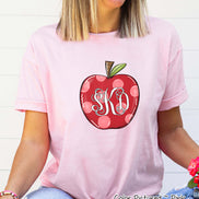 Monogram Red Dot Apple Tee