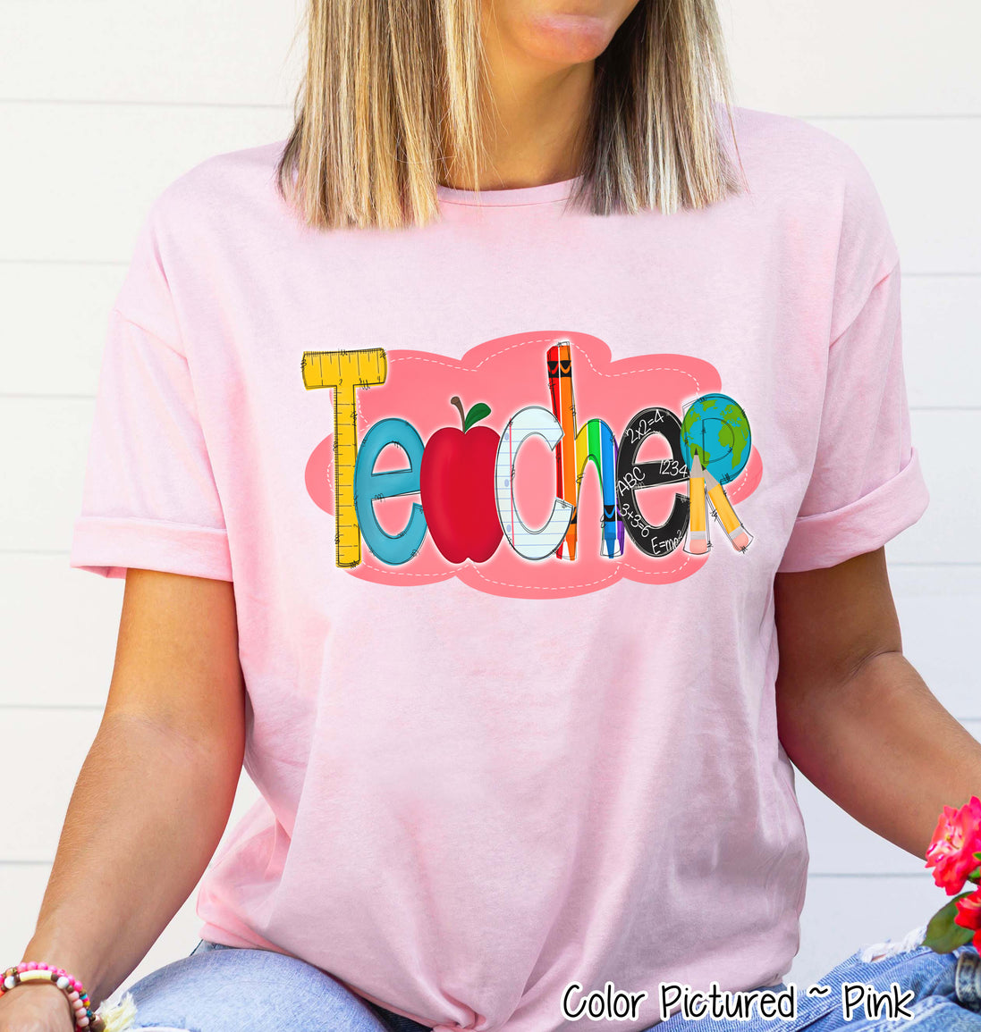 Doodle Teacher Tee