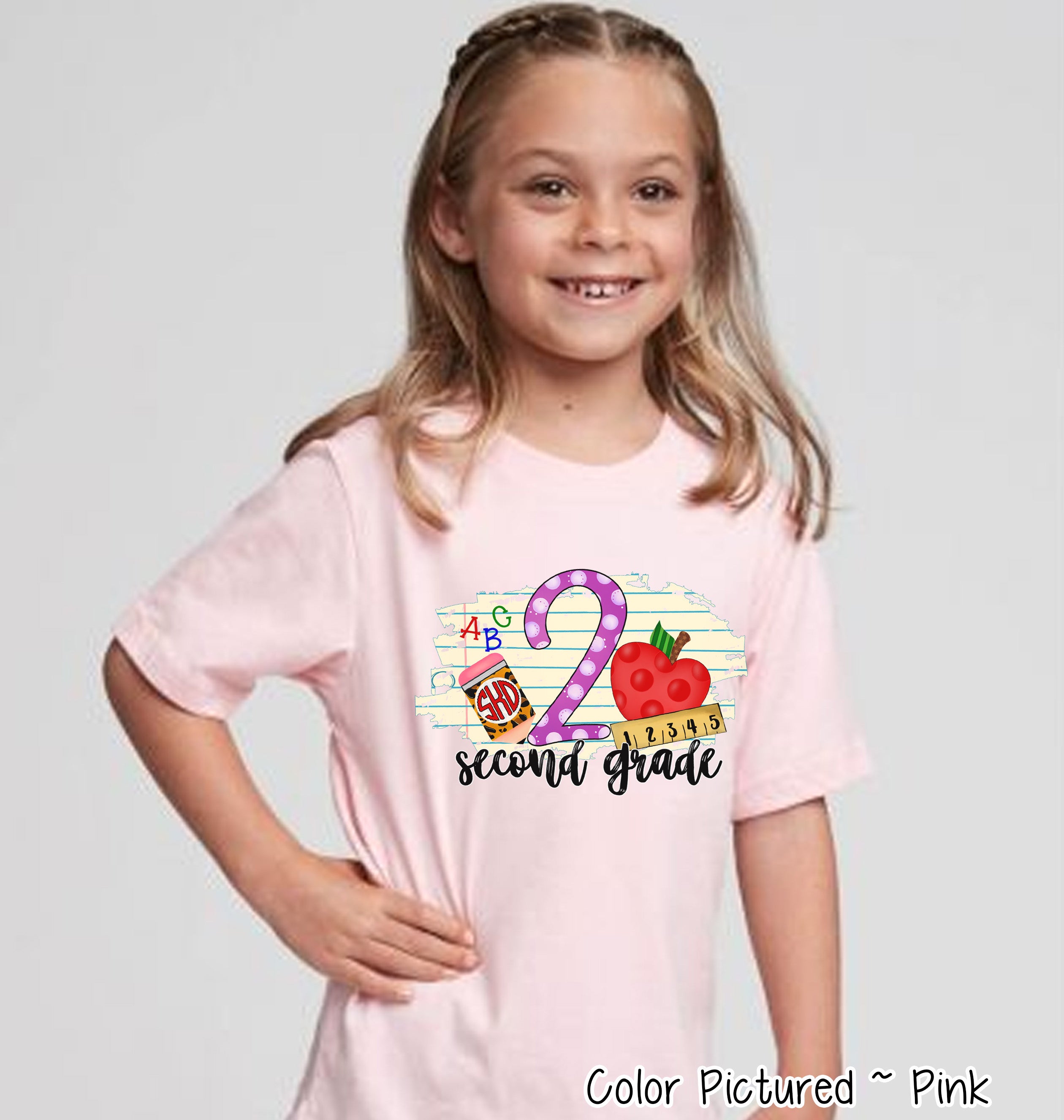 Monogram 2nd Grade Tee