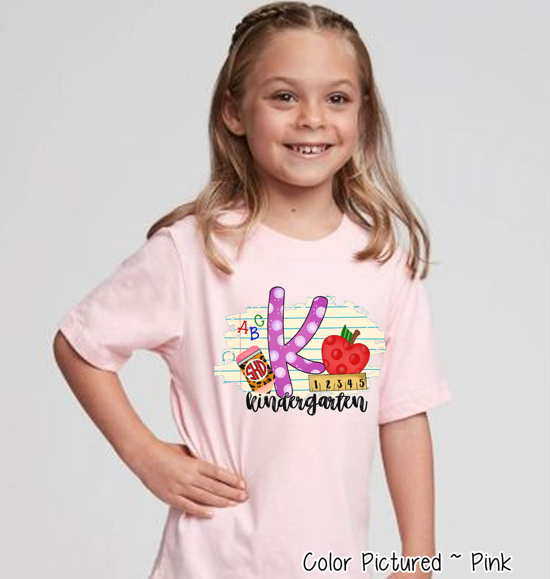 Monogram Kindergarten Tee