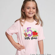 Monogram 5th Grade Tee