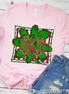Monogram St Patricks Day Clover Tee