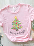 Merry & Bright Christmas Tree Tee