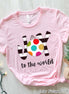 Joy To the World Ornament Christmas Tee
