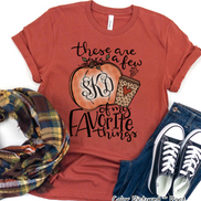 These are a Few of My Favorite Things Monogram Fall Tee