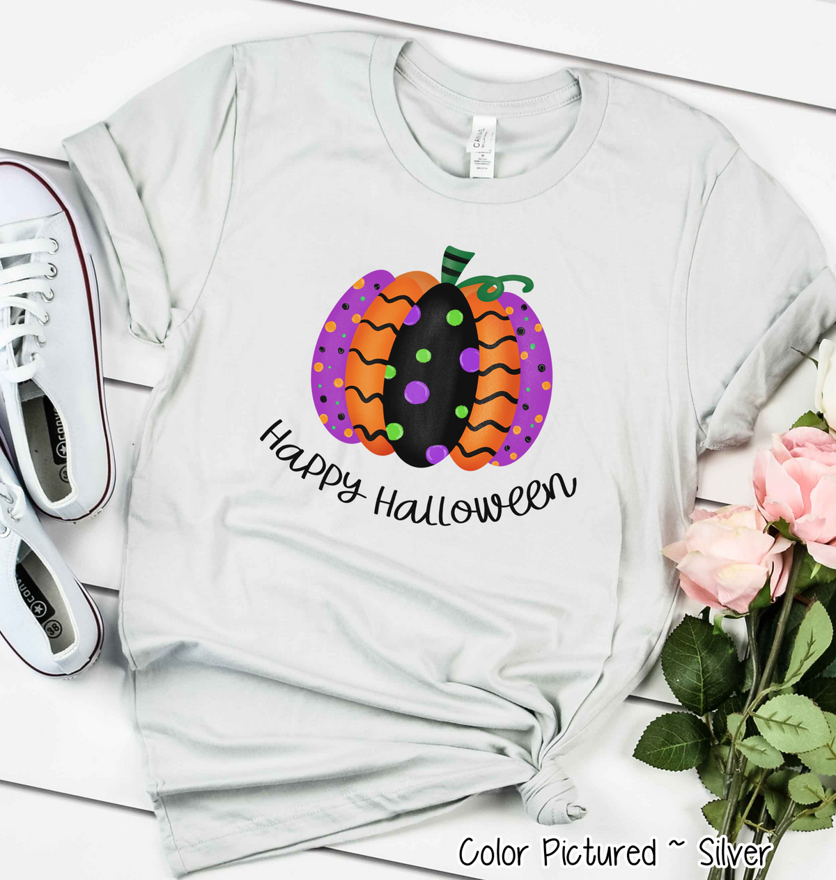 Halloween Fancy Pumpkin Happy Halloween Shirt