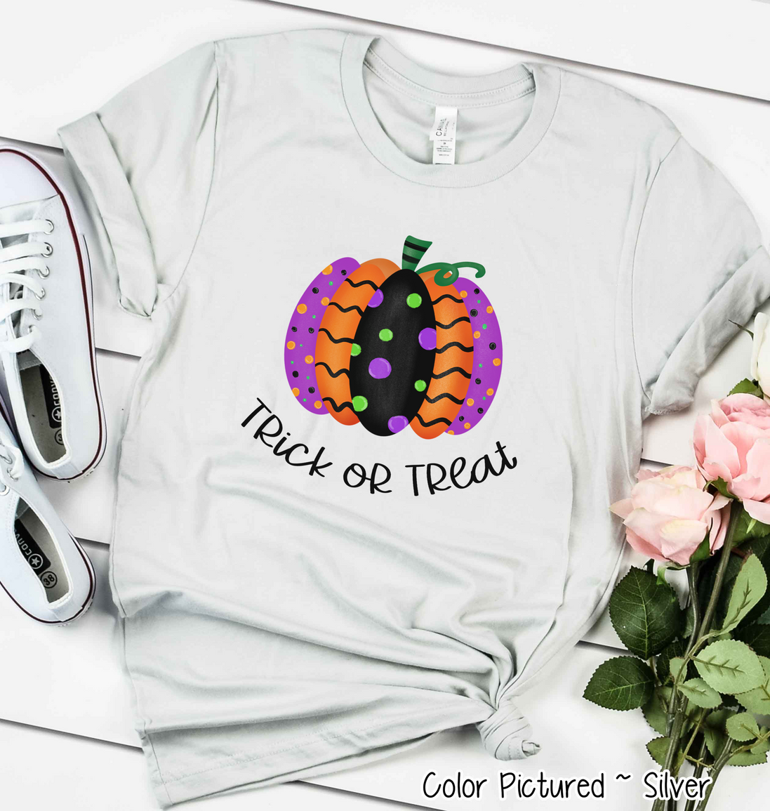Halloween Fancy Pumpkin Trick or Treat Shirt