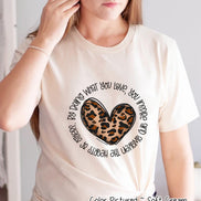 Leopard Heart Doing What your Love Tee