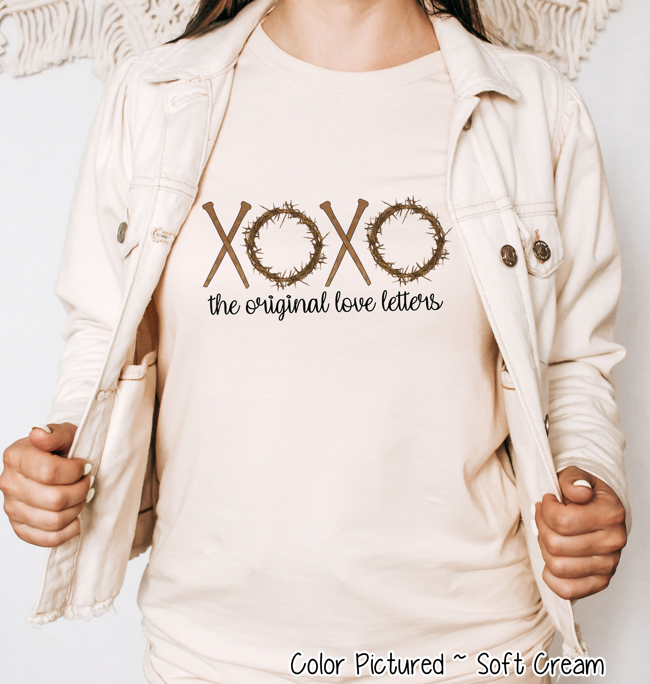 The Original Love Letters XOXO Christian Easter Tee