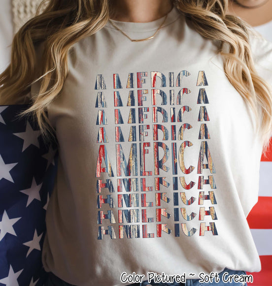 America Patriotic Tee
