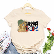 Support our Troops Military Tee