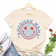 American Mama Grin Retro Tee