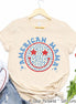 American Mama Grin Retro Tee