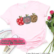 Monogram Apple Trio Tee