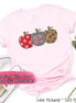 Monogram Apple Trio Tee