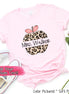 Personalized Cute Leopard Apple Tee