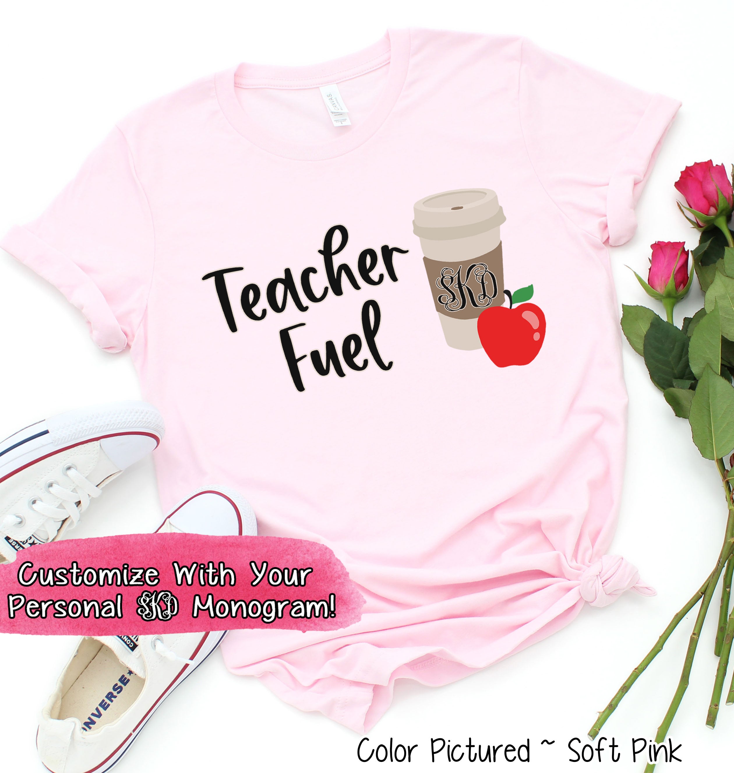 Monogram Teacher Fuel Tee