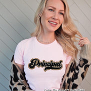Retro Leopard Principal Tee