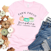 Farm Fresh Pumpkins Distressed Fall Tee