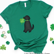 Black Lab St Patricks Day Tee