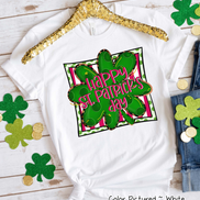 Happy St Patricks Day Clover Tee
