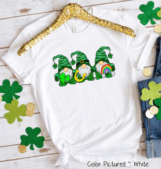 Gnome Trio St Patricks Day Tee