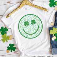 Retro Smiley Face St Patricks Day Tee