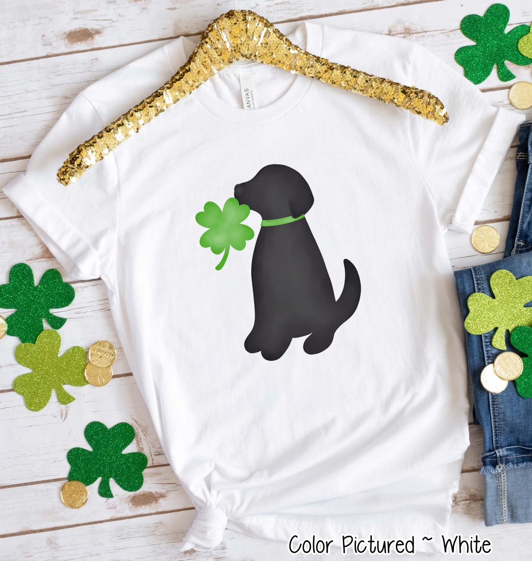 Black Lab St Patricks Day Tee