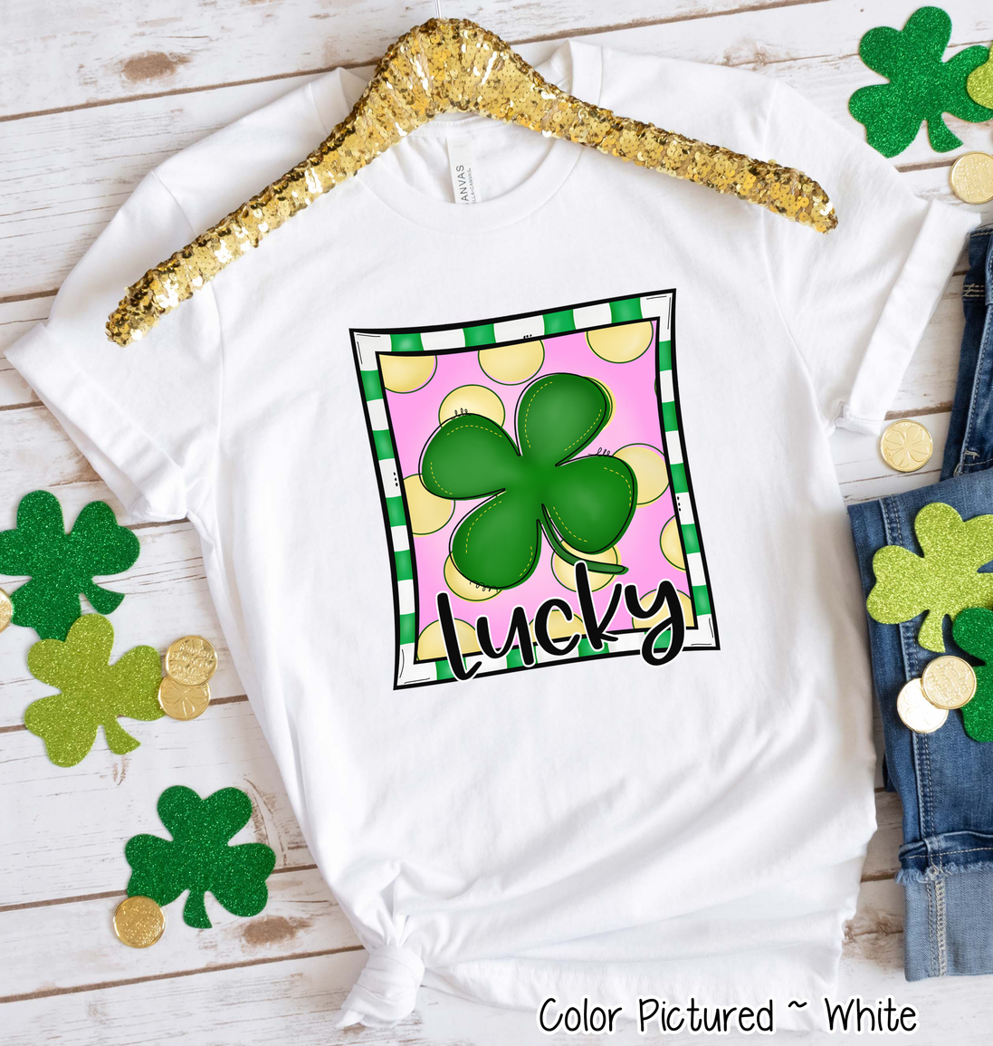 Lucky Clover St Patricks Day Tee