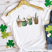 Monogram St Patricks Day Coffee Tee