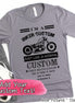 Custom Dad-Father-Papa-Grandpa Biker Tee