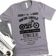 Custom Dad-Father-Papa-Grandpa Biker Tee