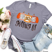 Getting Lit Fall Monogram Candles Tee