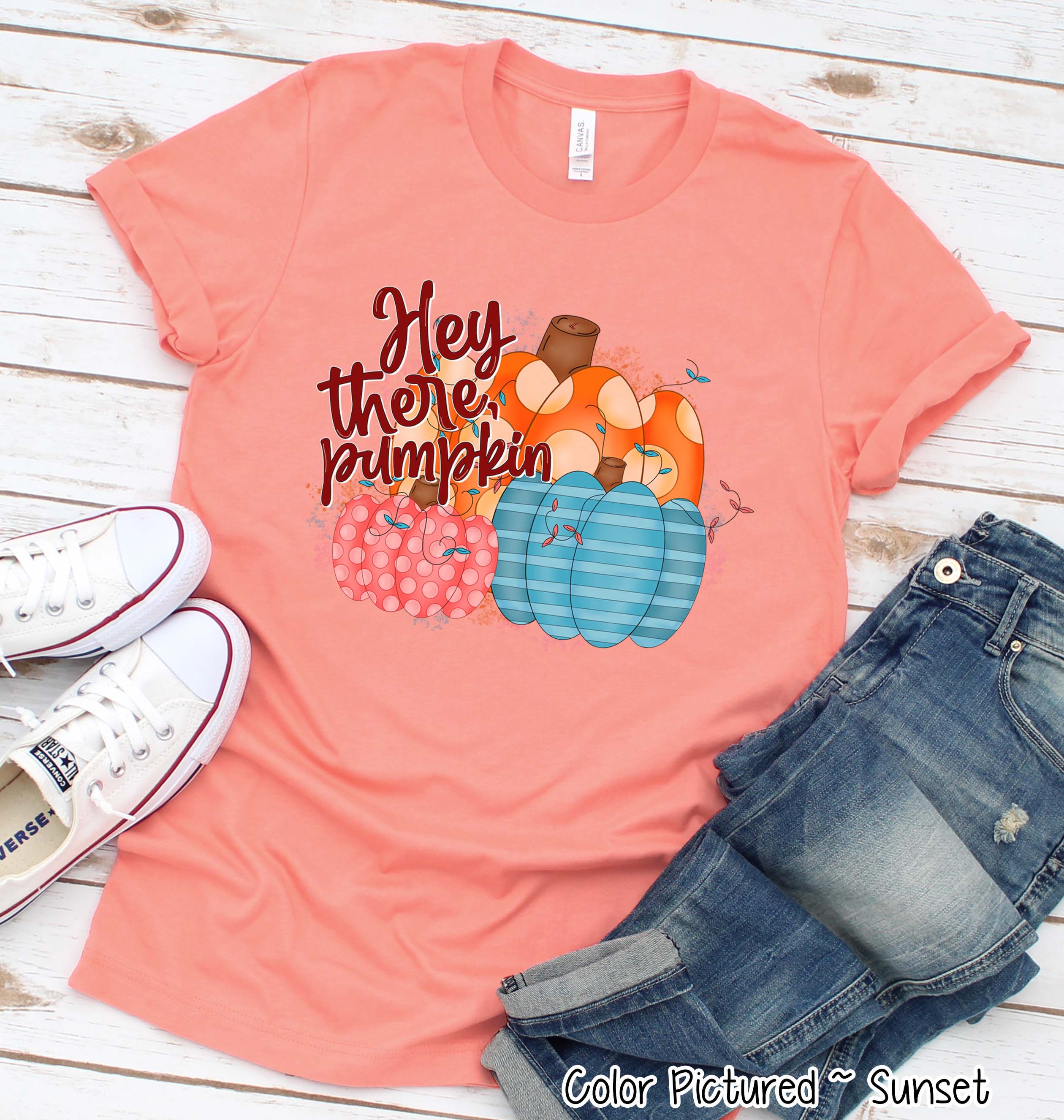 Hey There Pumpkin Trio Fall Tee