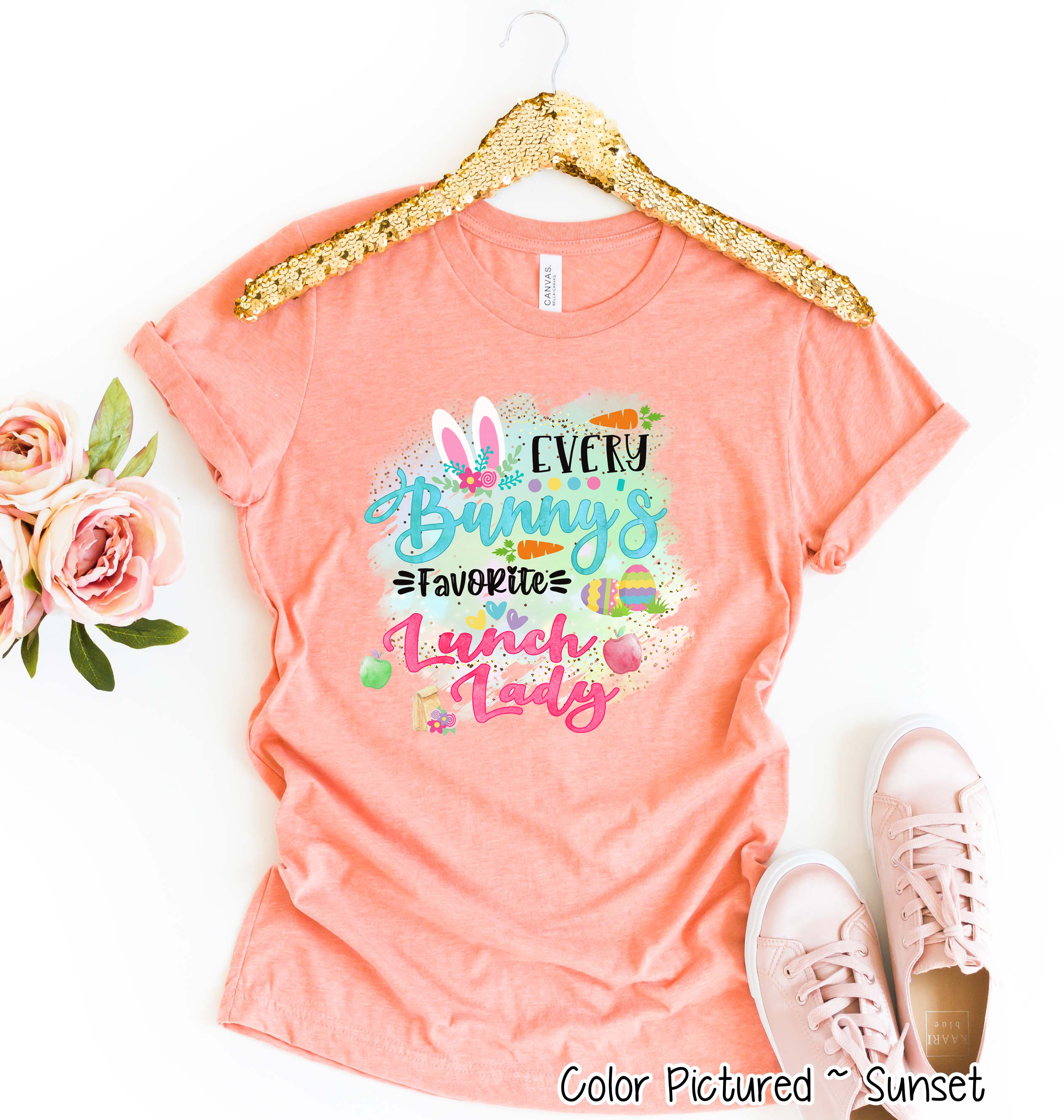 Every Bunny's Favorite Lunch Lady Easter Tee
