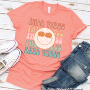 Retro Fall Vibes Smile Fall Tee