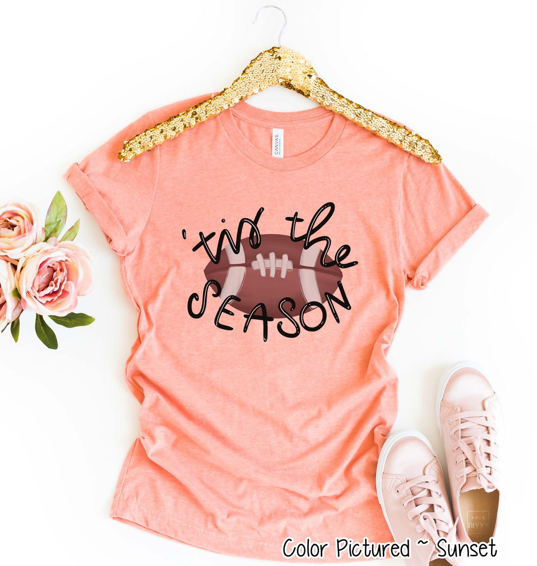 Tis the Season Football Tee