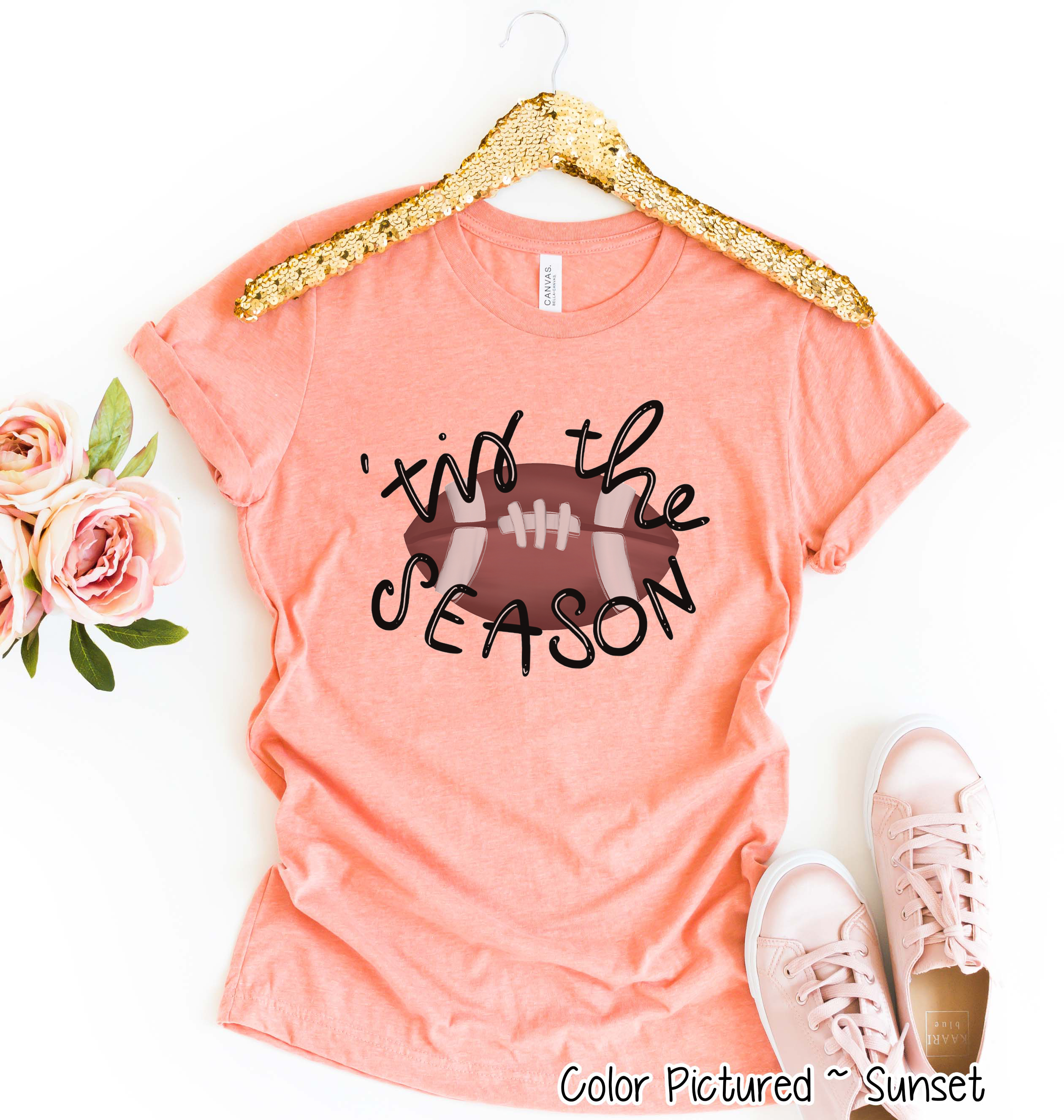Tis the Season Football Tee