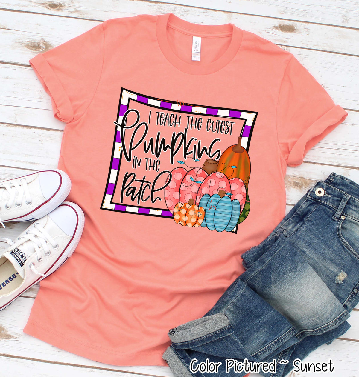 I Teach the Cutest Pumpkins Fall Tee
