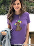 Brown Lab Mardi Gras Tee