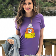 Monogrammed Candy Corn Graphic Tee