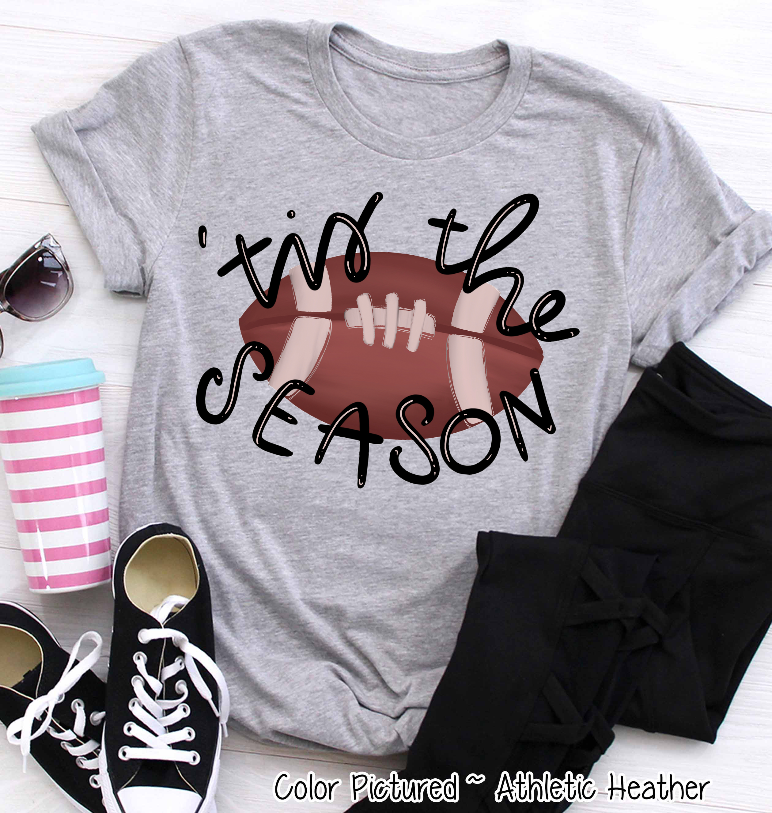 Tis the Season Football Tee