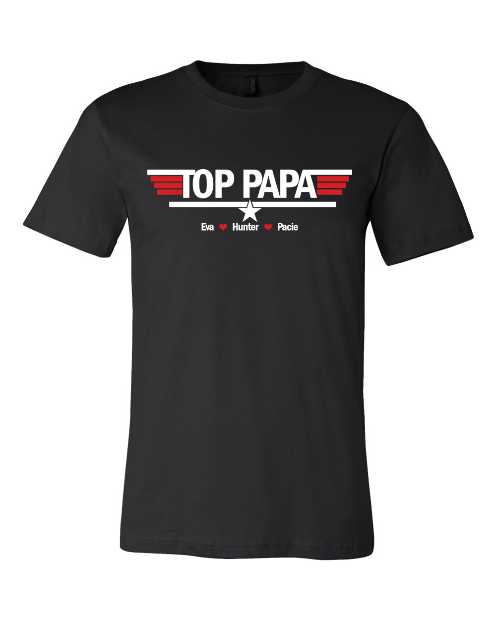 Top Dad-Top Papa Custom Tee