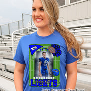 Friday Night Lights Ultimate Fan Tee Photo Shirt (Football, Cheer, Drill Team, Band)