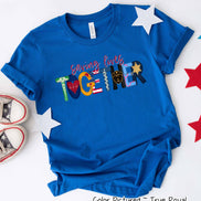 Saving Lives Together First Responders Tee